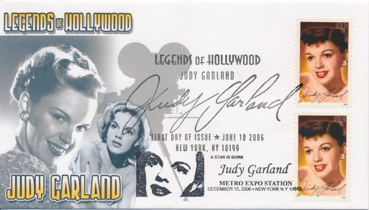 #4077 Judy Garland Therome Cachet First Day Cover 24 Made Dual Cancel