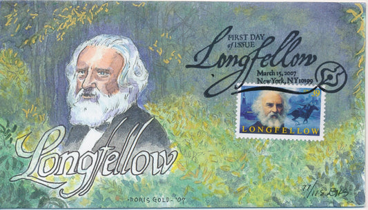 #4124 Henry W. Longfellow Doris Gold cachet First Day cover 118 made